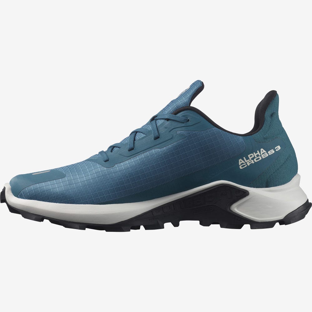 Salomon ALPHACROSS 3 Terepfutó Cipő Férfi Fekete | HU749380