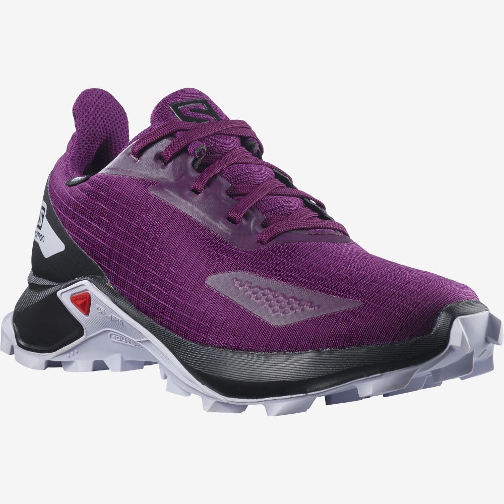 Salomon ALPHACROSS BLAST CLIMASALOMON™ WATERPROOF Terepfutó Cipő Gyerek Lila/Fekete/Lila | HU035746