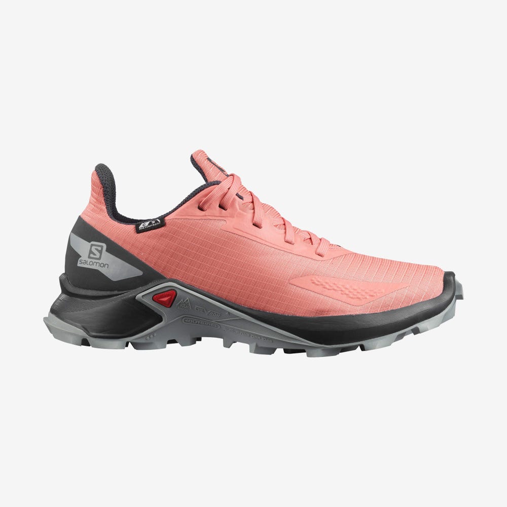 Salomon ALPHACROSS BLAST CLIMASALOMON™ WATERPROOF Terepfutó Cipő Gyerek Korall | HU891530