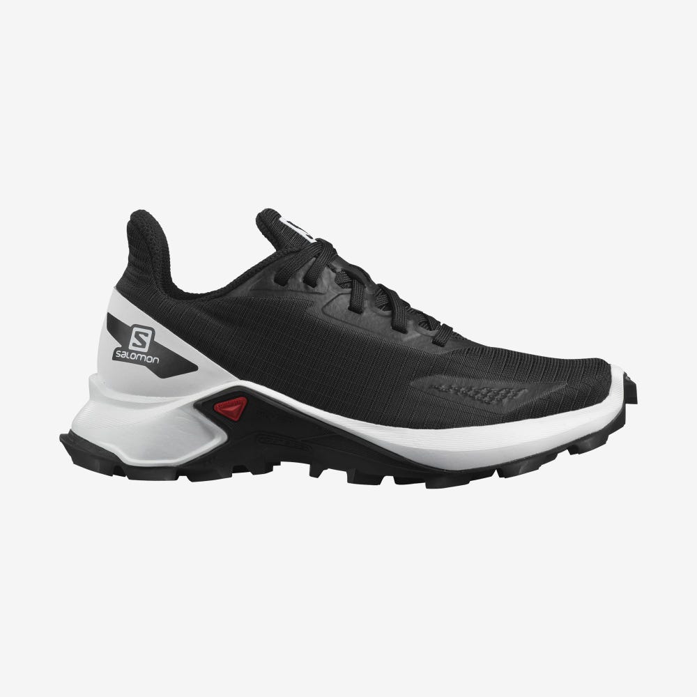 Salomon ALPHACROSS BLAST Futócipő Gyerek Fekete/Fehér/Fekete | HU724593