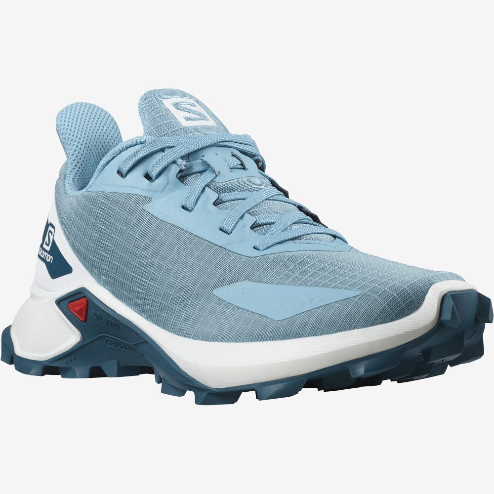 Salomon ALPHACROSS BLAST Futócipő Gyerek Kék/Fehér/Kék | HU749830