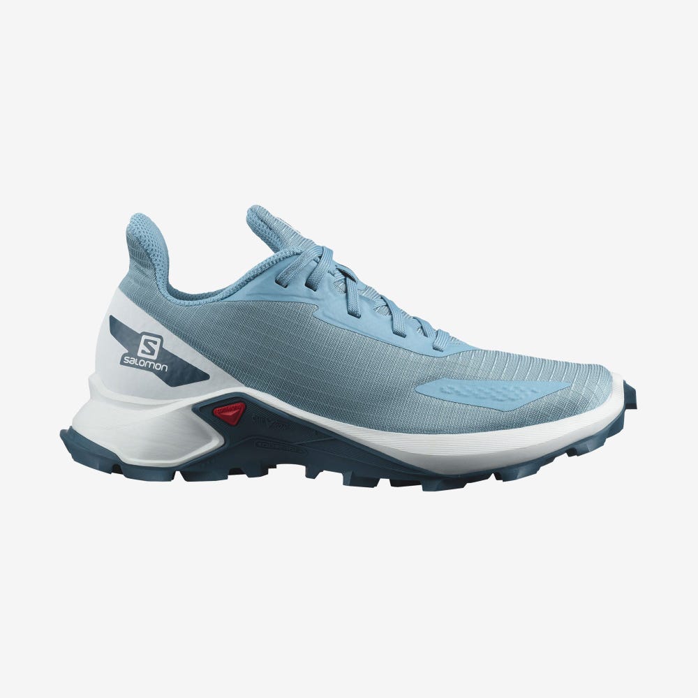 Salomon ALPHACROSS BLAST Futócipő Gyerek Kék/Fehér/Kék | HU749830