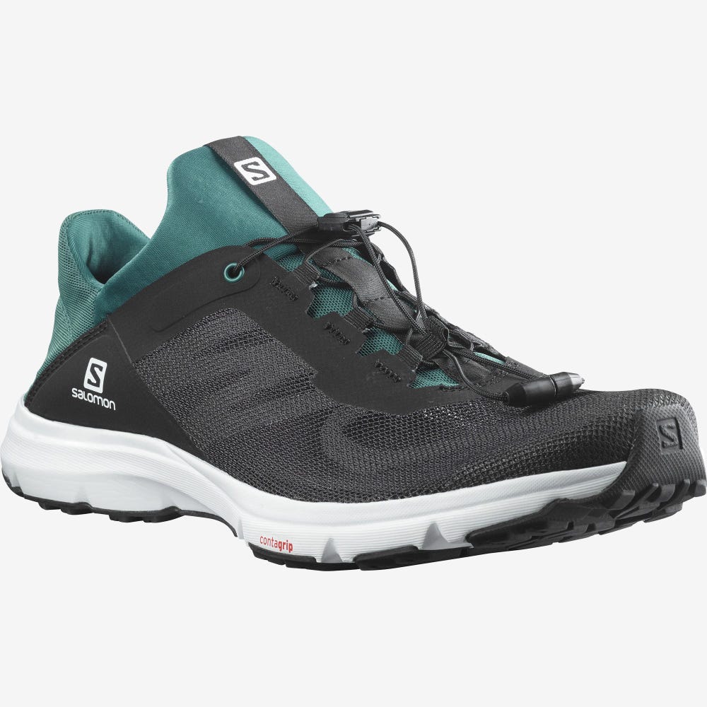 Salomon AMPHIB BOLD 2 Vizicipő Férfi Fekete/Fehér | HU423618