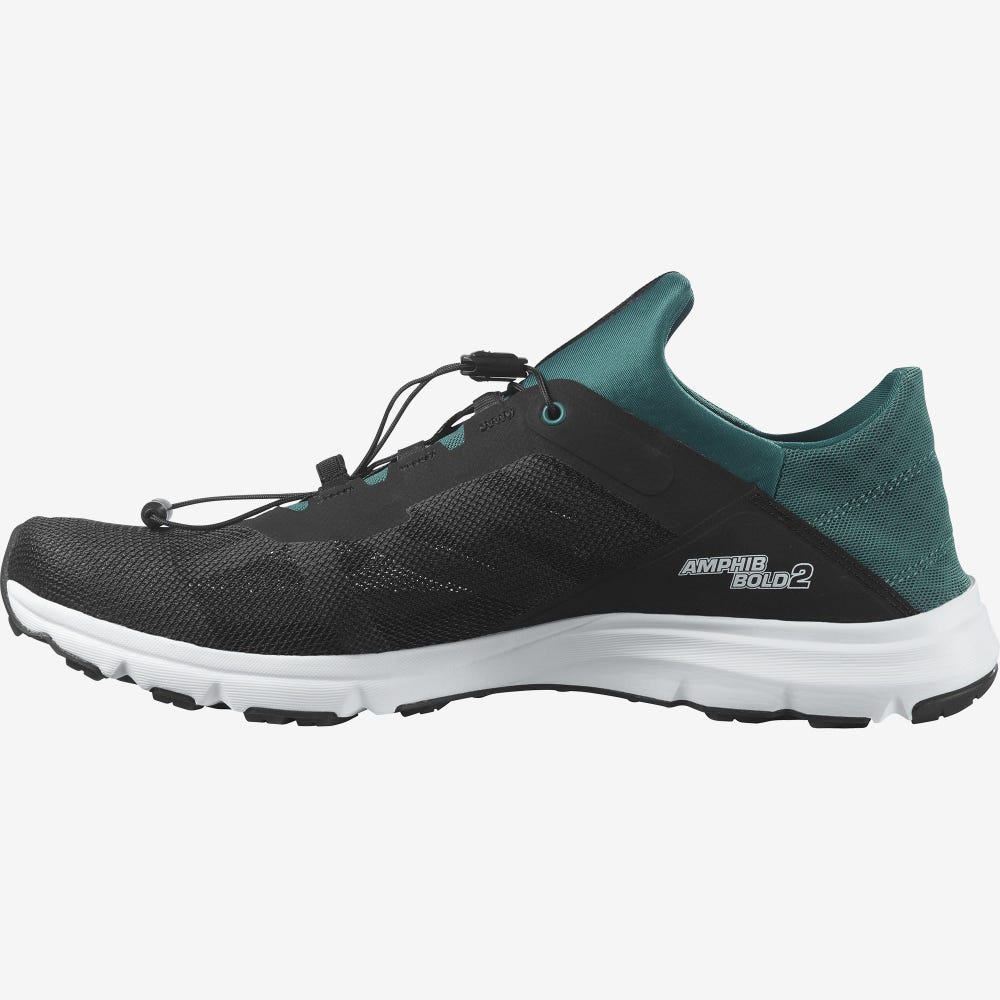 Salomon AMPHIB BOLD 2 Vizicipő Férfi Fekete/Fehér | HU423618