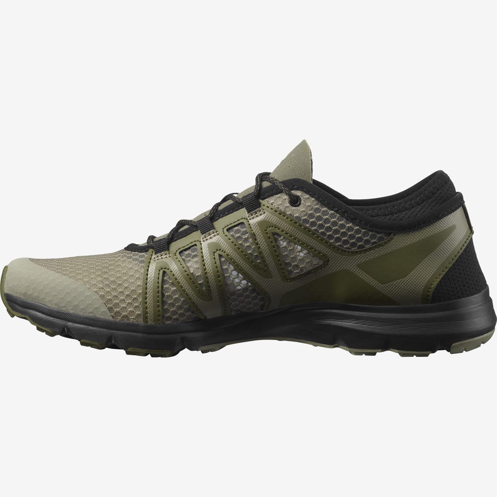 Salomon CROSSAMPHIBIAN SWIFT 2 Vizicipő Férfi Olivazöld/Fekete | HU913470