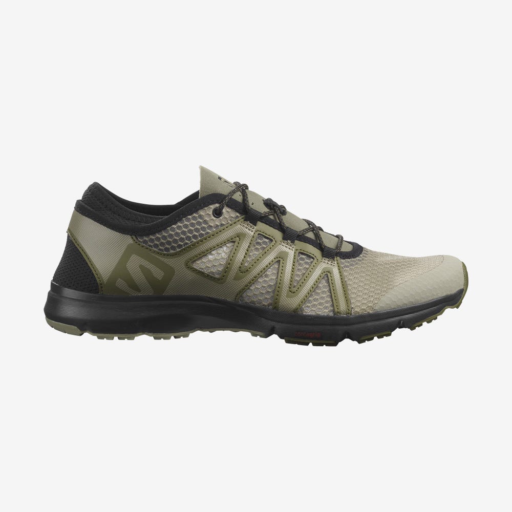 Salomon CROSSAMPHIBIAN SWIFT 2 Vizicipő Férfi Olivazöld/Fekete | HU913470