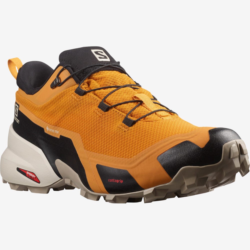 Salomon CROSS HIKE GORE-TEX Túracipő Férfi Szürke/Fekete | HU329578