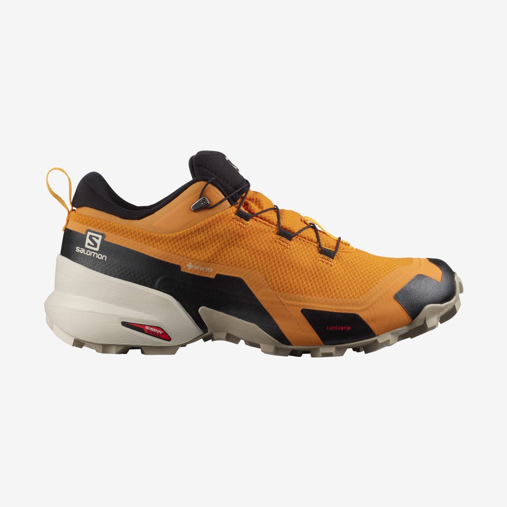 Salomon CROSS HIKE GORE-TEX Túracipő Férfi Szürke/Fekete | HU329578