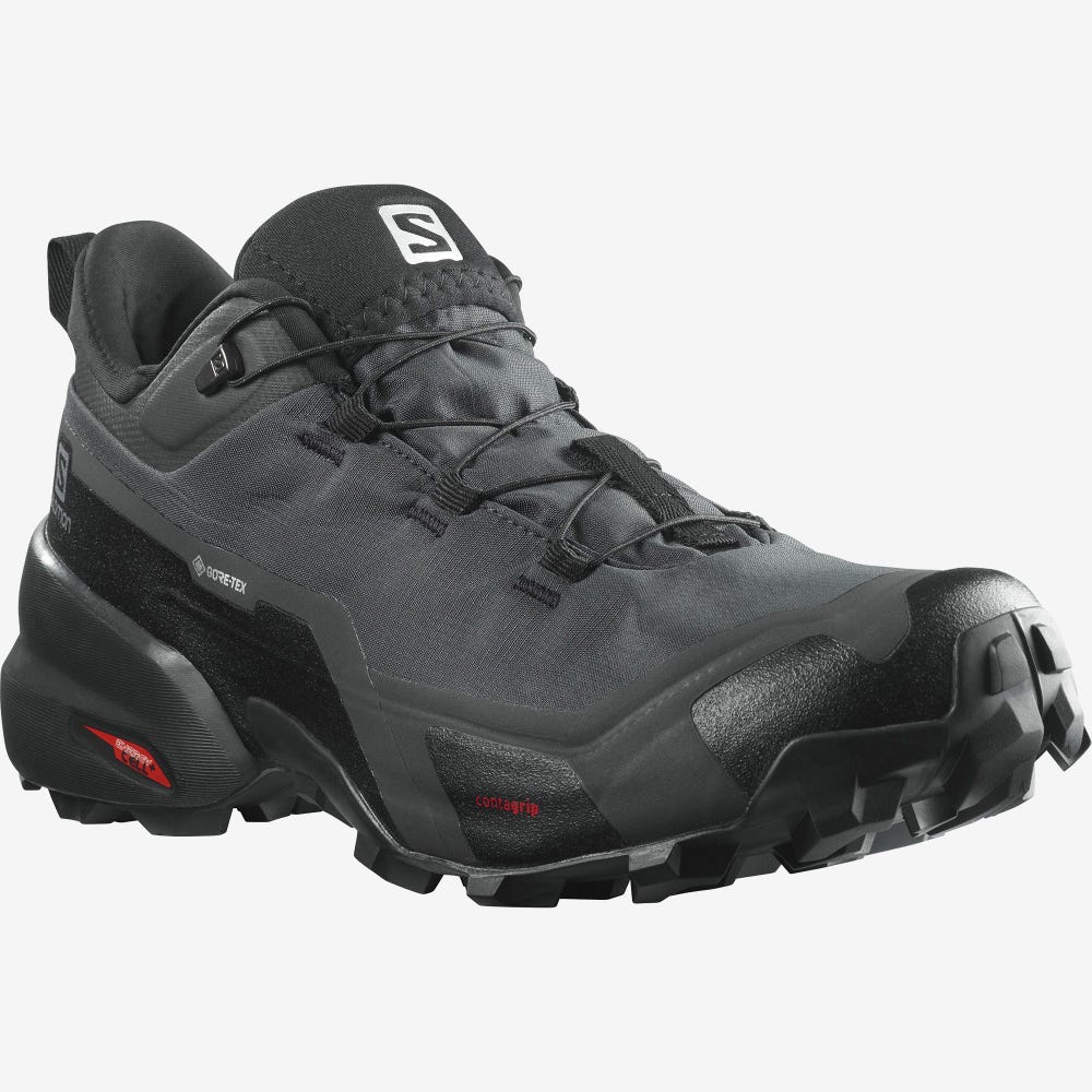 Salomon CROSS HIKE GORE-TEX Túracipő Férfi Fekete | HU609738