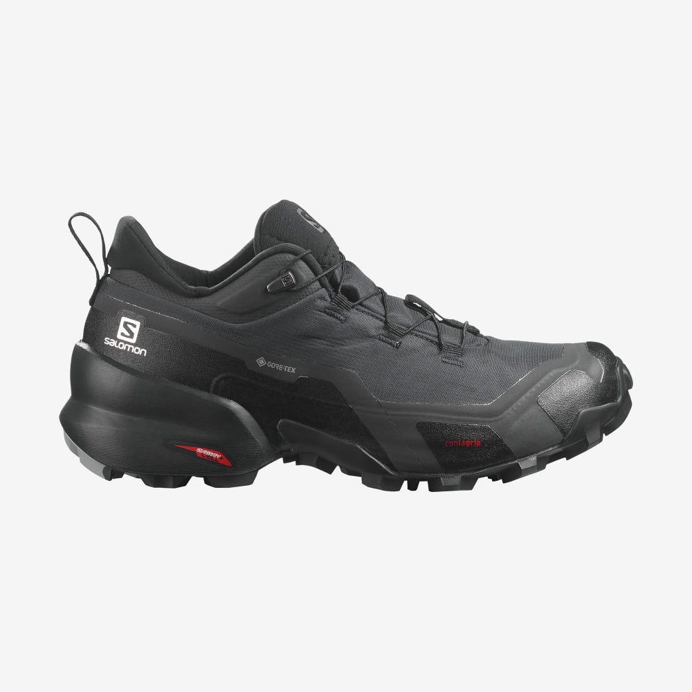 Salomon CROSS HIKE GORE-TEX Túracipő Női Fekete | HU097431