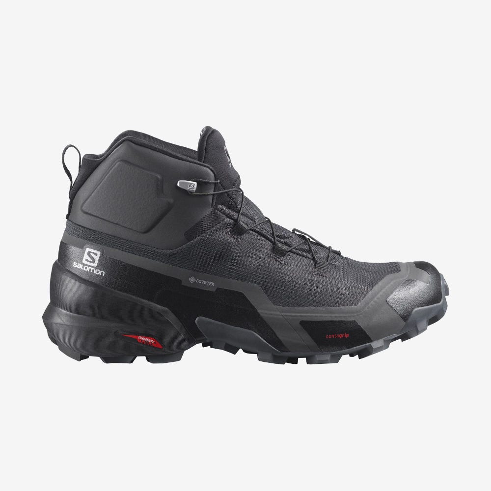 Salomon CROSS HIKE MID GORE-TEX Túrabakancs Férfi Fekete | HU236571