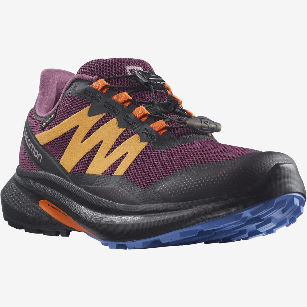 Salomon HYPULSE GORE-TEX Terepfutó Cipő Női Lila/Narancssárga | HU791482