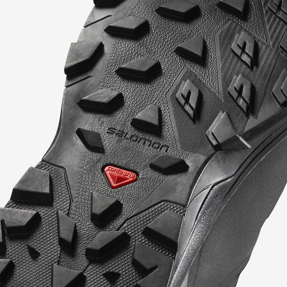 Salomon OUTBLAST THINSULATE™ CLIMASALOMON™ WATERPROOF Téli Bakancs Férfi Fekete | HU257810