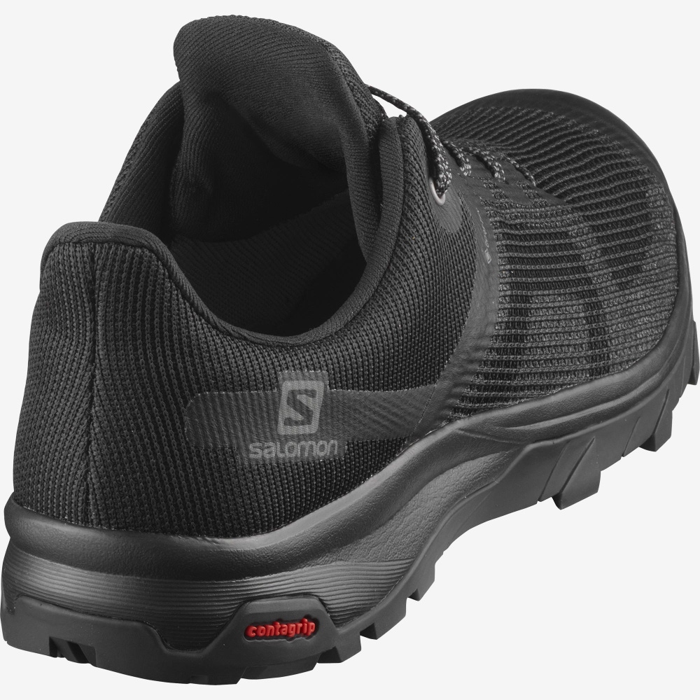 Salomon OUTLINE PRISM GORE-TEX Túracipő Női Szürke Zöld | HU052948