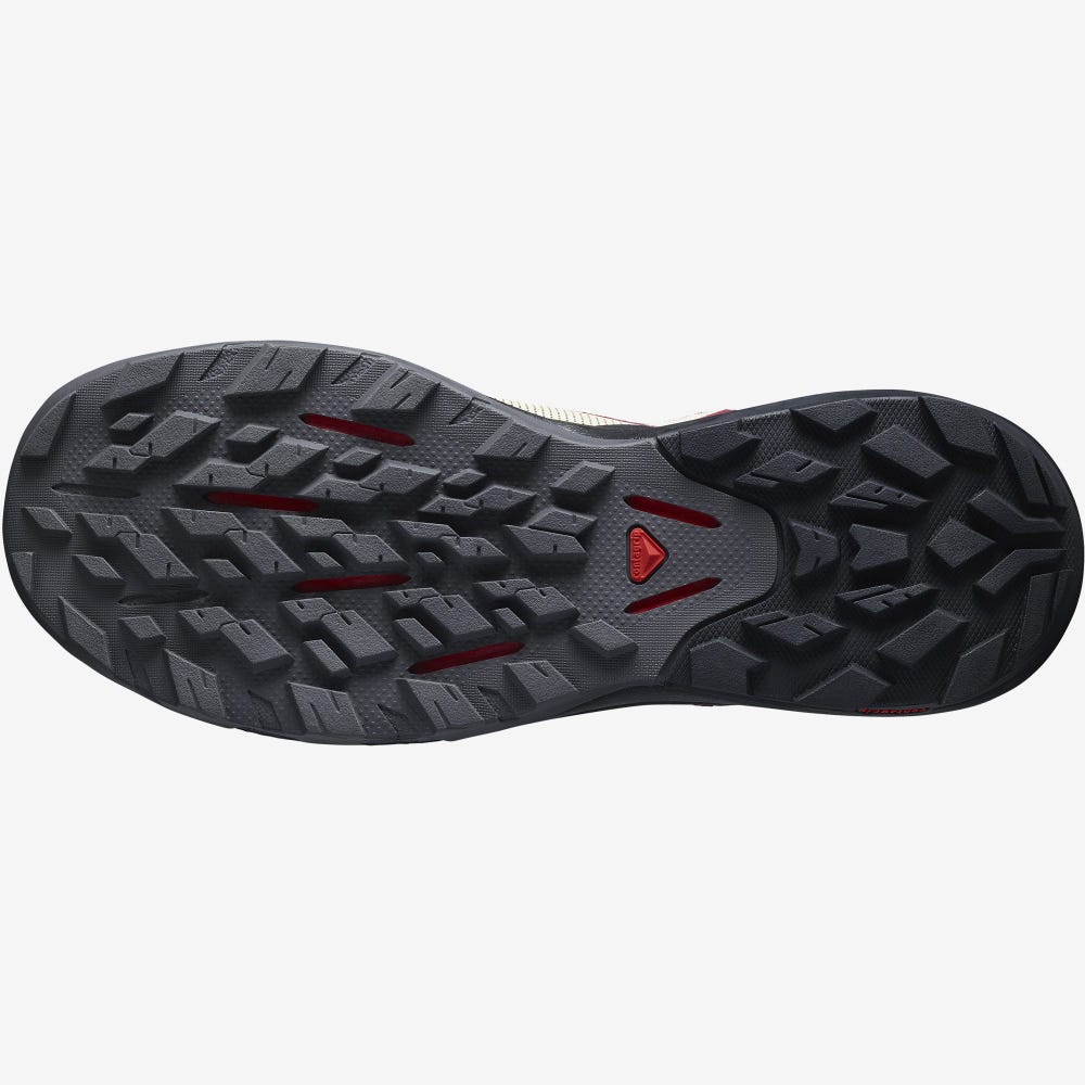 Salomon OUTPULSE GORE-TEX Túracipő Férfi Barna/Fekete/Piros | HU703251