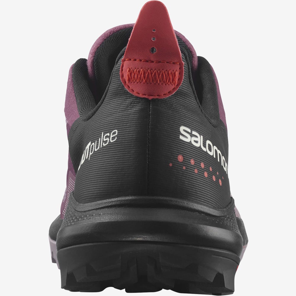 Salomon OUTPULSE GORE-TEX Túracipő Női Lila/Fekete/Piros | HU423610