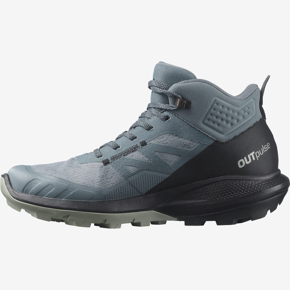 Salomon OUTPULSE MID GORE-TEX Túrabakancs Női Szürke/Fekete | HU204175