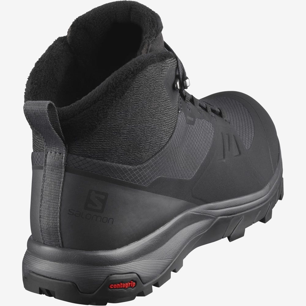 Salomon OUTSNAP CLIMASALOMON™ WATERPROOF Téli Bakancs Női Fekete | HU365782