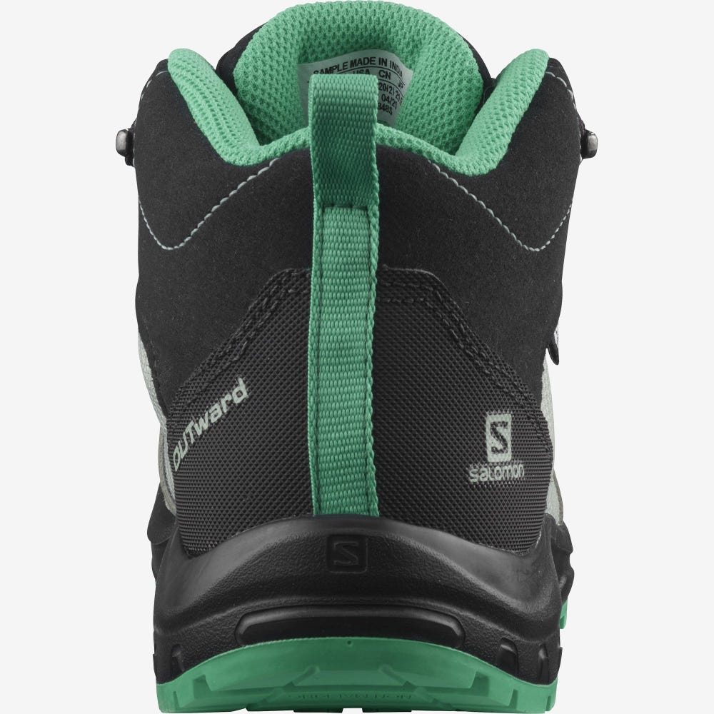 Salomon OUTWARD CLIMASALOMON™ WATERPROOF Túrabakancs Gyerek Világos Türkiz/Szürke/Menta | HU964123