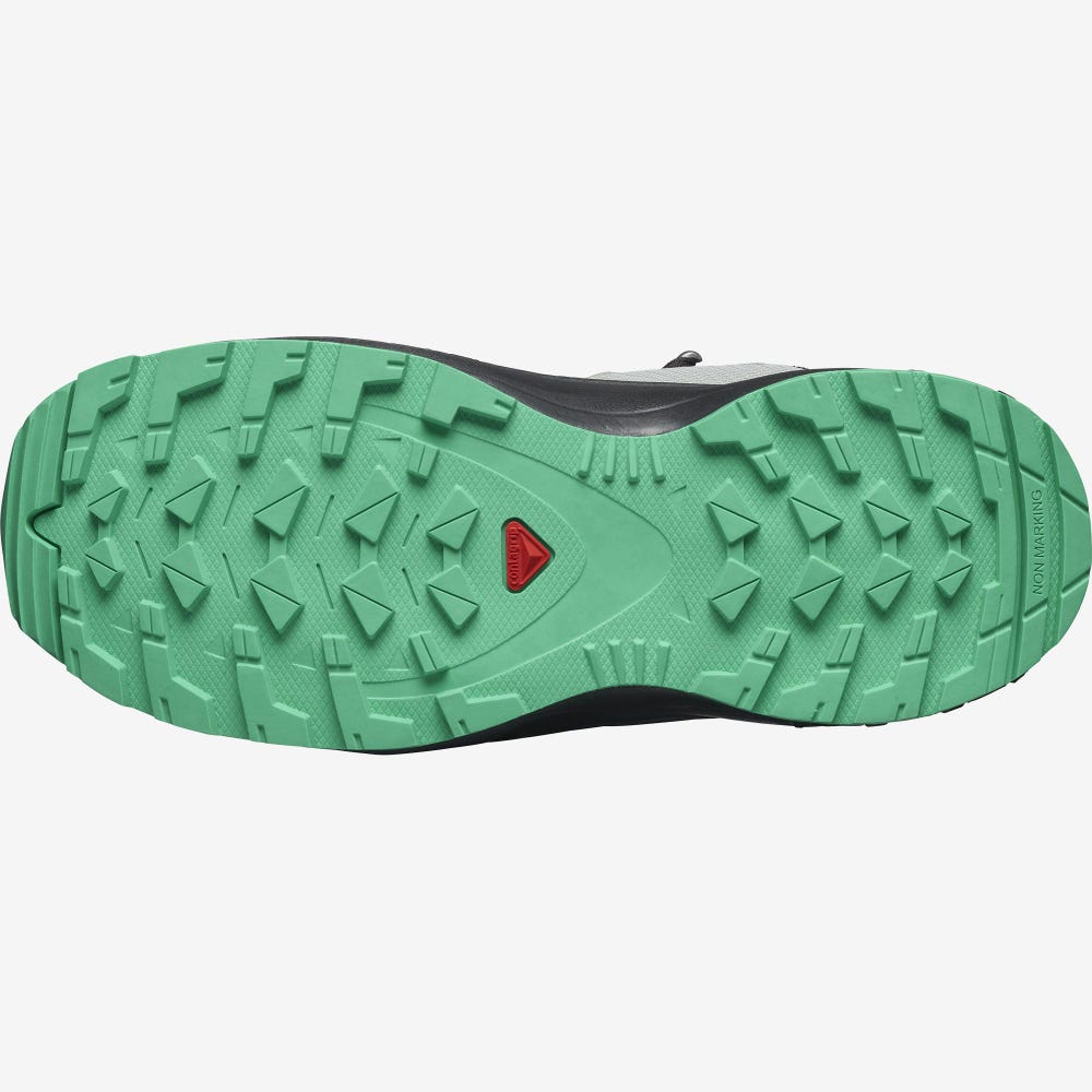 Salomon OUTWARD CLIMASALOMON™ WATERPROOF Túrabakancs Gyerek Világos Türkiz/Szürke/Menta | HU964123