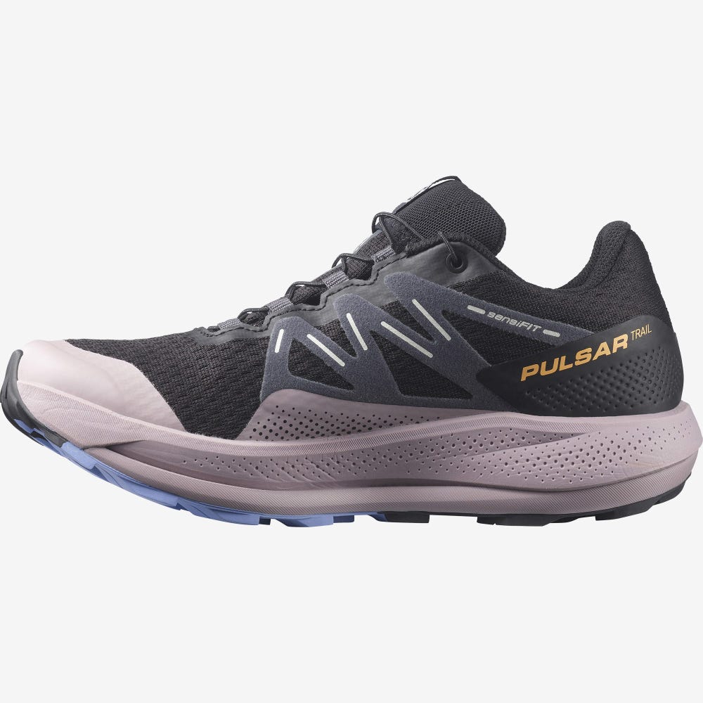 Salomon PULSAR TRAIL GORE-TEX Terepfutó Cipő Női Fekete | HU527408