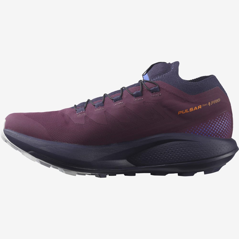 Salomon PULSAR TRAIL PRO Terepfutó Cipő Női Lila/Kék | HU137652