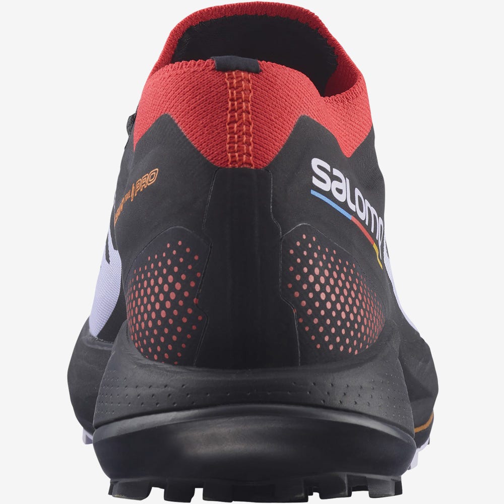 Salomon PULSAR TRAIL PRO Terepfutó Cipő Férfi Lila/Piros/Fekete | HU537182