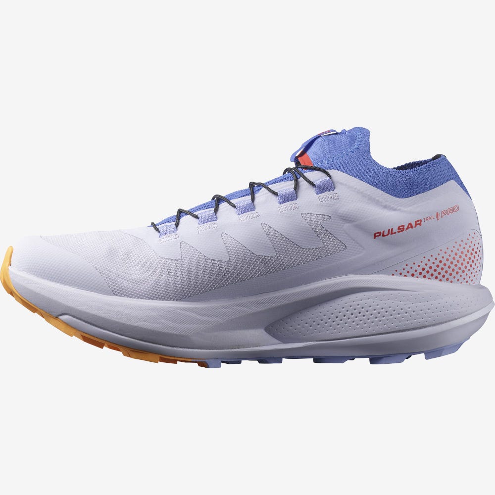 Salomon PULSAR TRAIL PRO Terepfutó Cipő Női Lila/Kék/Narancssárga | HU648597