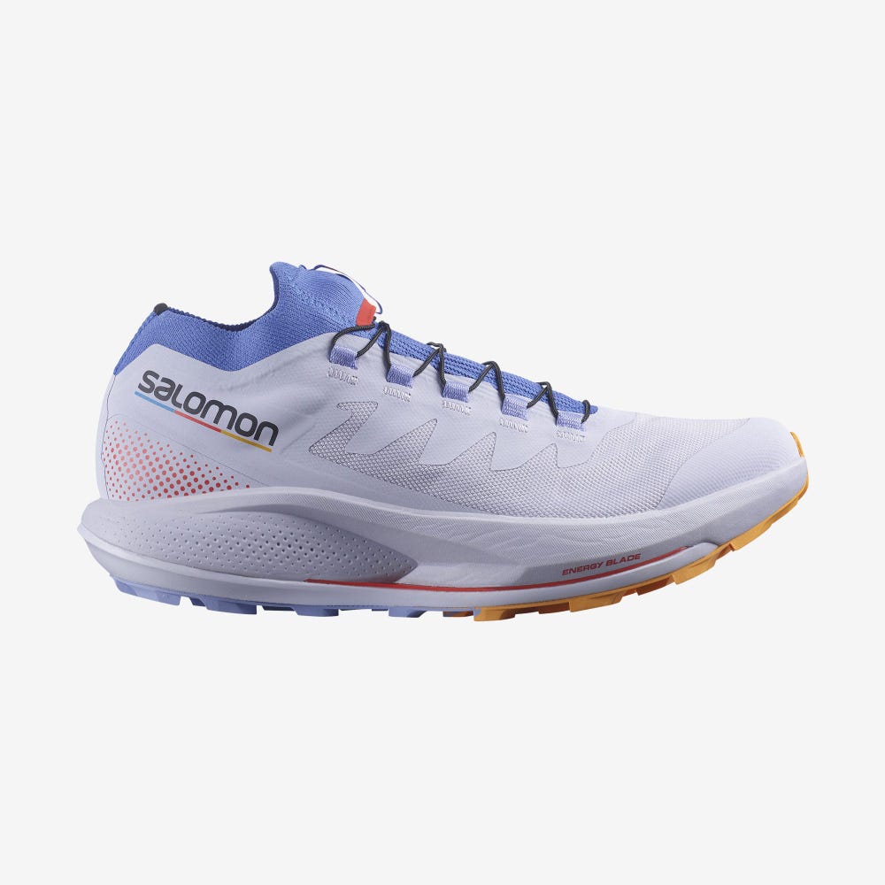 Salomon PULSAR TRAIL PRO Terepfutó Cipő Női Lila/Kék/Narancssárga | HU648597