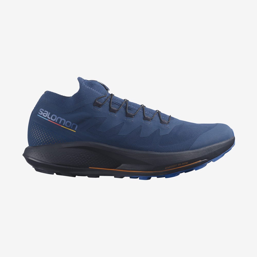 Salomon PULSAR TRAIL PRO Terepfutó Cipő Férfi Kék | HU724138