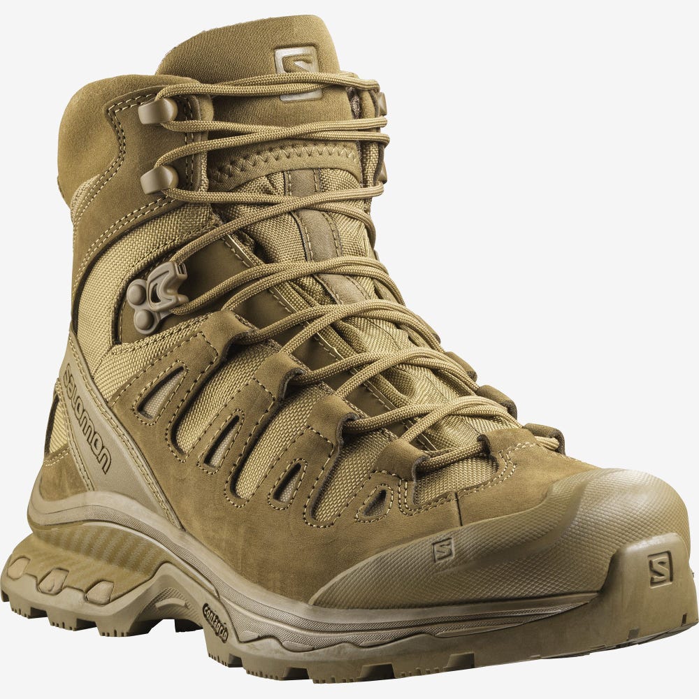 Salomon QUEST 4D FORCES 2 Taktikai Bakancs Férfi Barna | HU987061