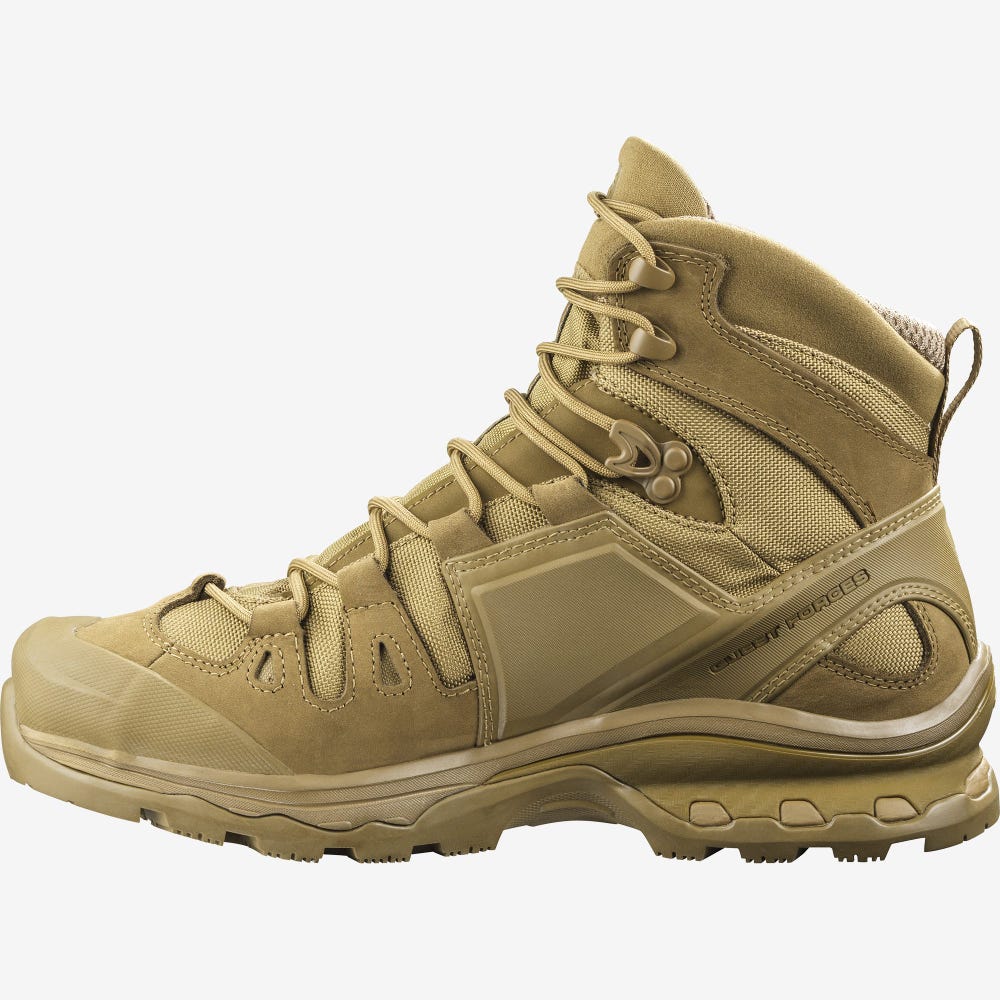 Salomon QUEST 4D GORE-TEX FORCES 2 Taktikai Bakancs Férfi Barna | HU107945