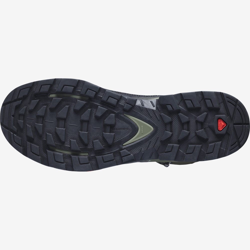 Salomon QUEST ELEMENT GORE-TEX Túrabakancs Férfi Fekete/MélyZöld/Olivazöld | HU659320