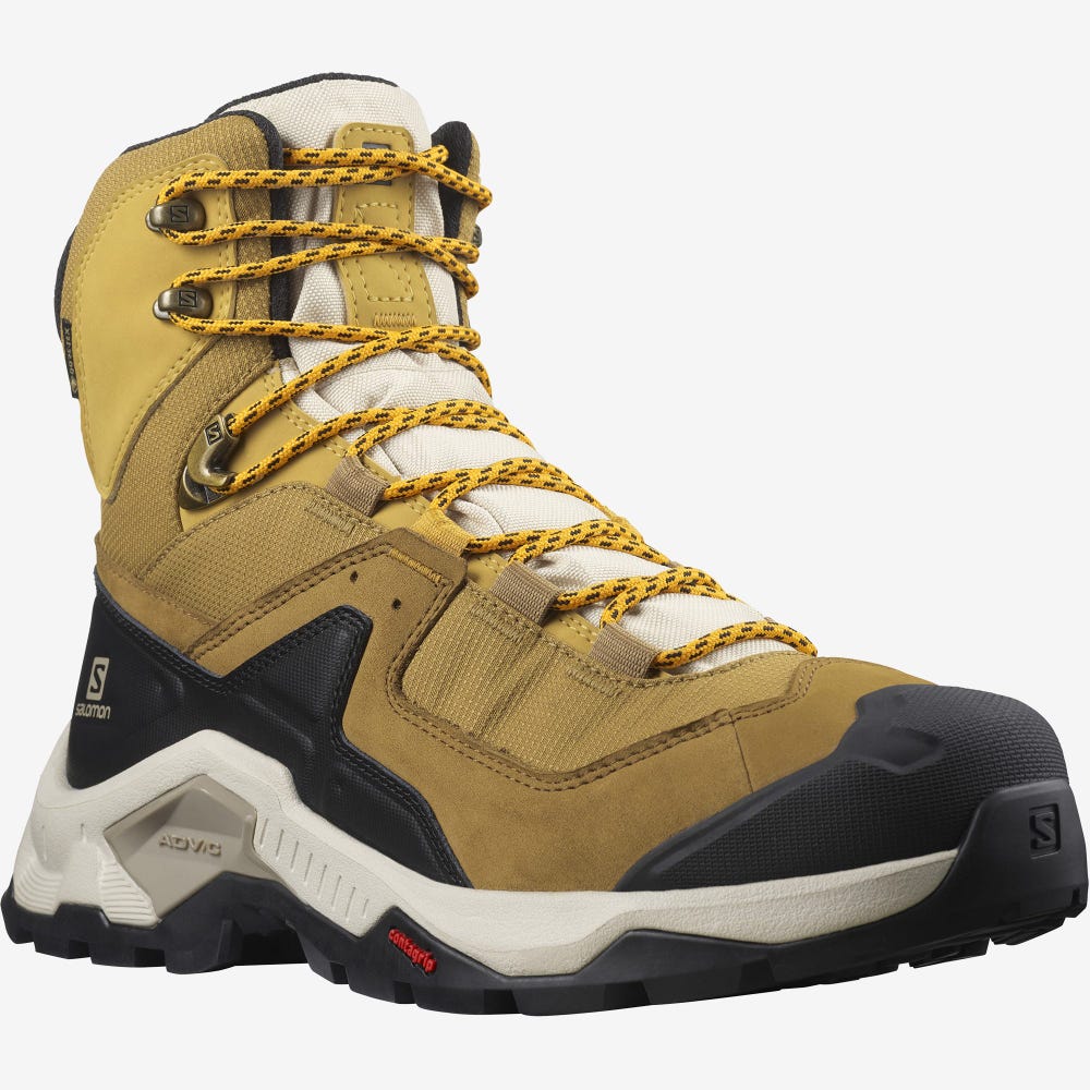 Salomon QUEST ELEMENT GORE-TEX Túrabakancs Férfi Barna | HU690142