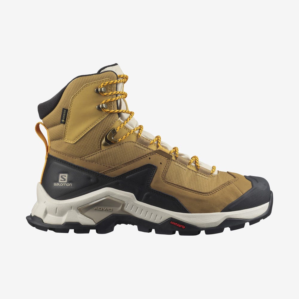 Salomon QUEST ELEMENT GORE-TEX Túrabakancs Férfi Barna | HU690142