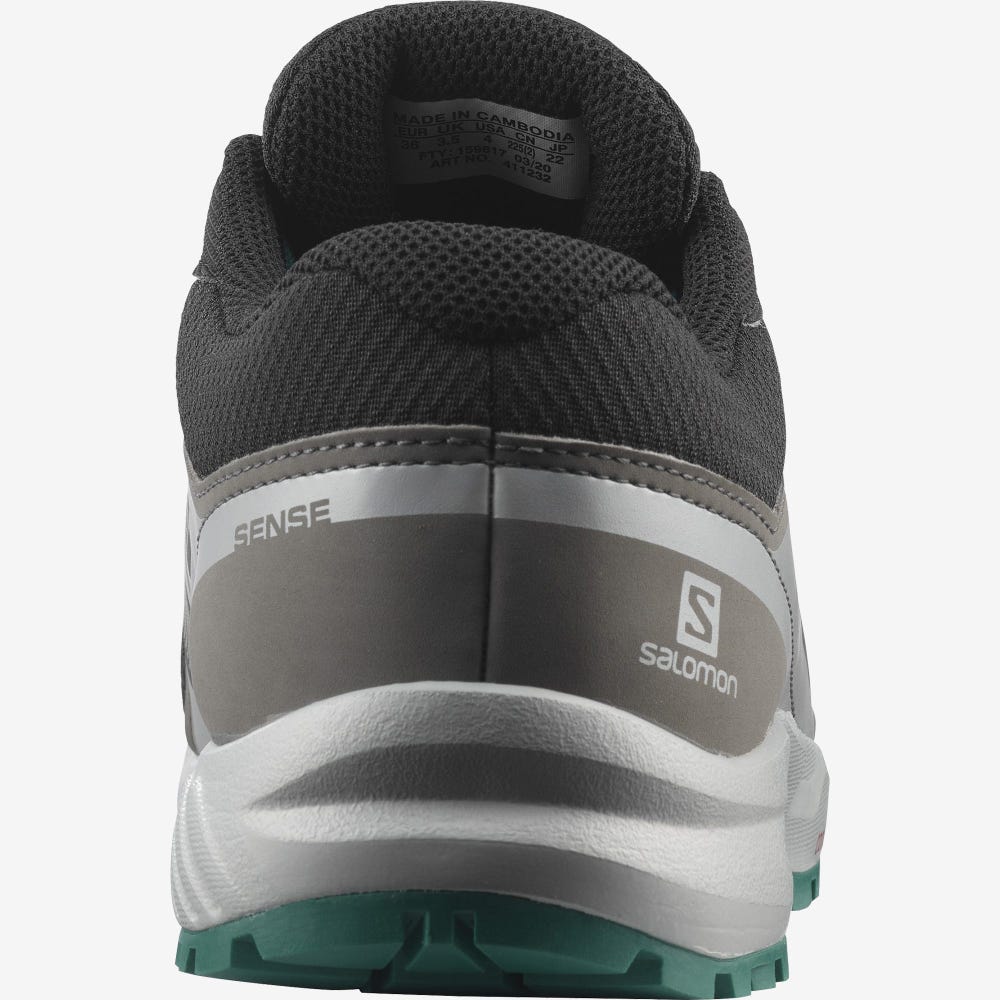 Salomon SENSE CLIMASALOMON™ WATERPROOF Futócipő Gyerek Fekete/Kék | HU520391