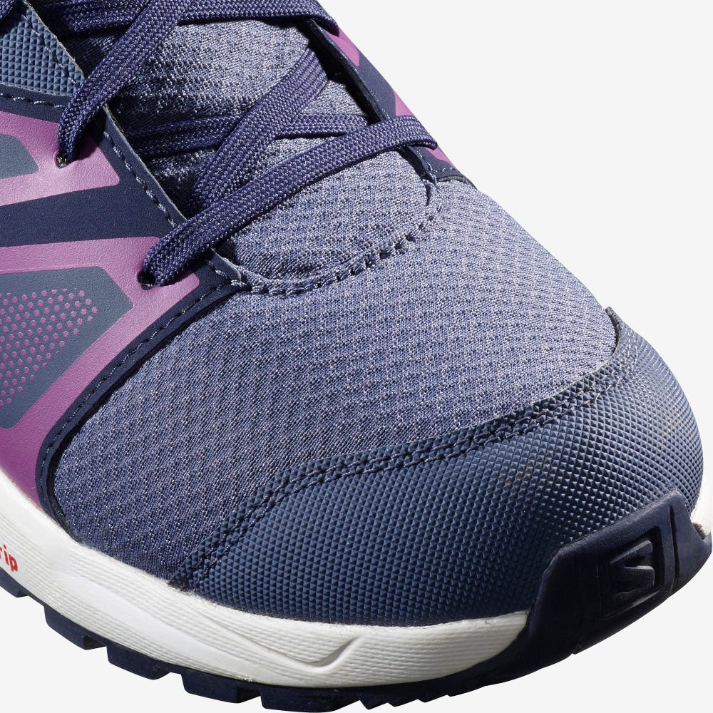 Salomon SENSE CLIMASALOMON™ WATERPROOF Futócipő Gyerek Kék/Lila | HU628971