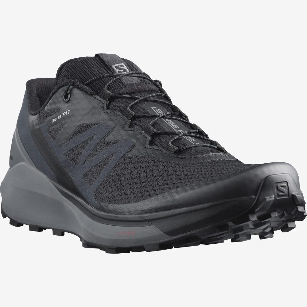 Salomon SENSE RIDE 4 Terepfutó Cipő Férfi Fekete | HU096841