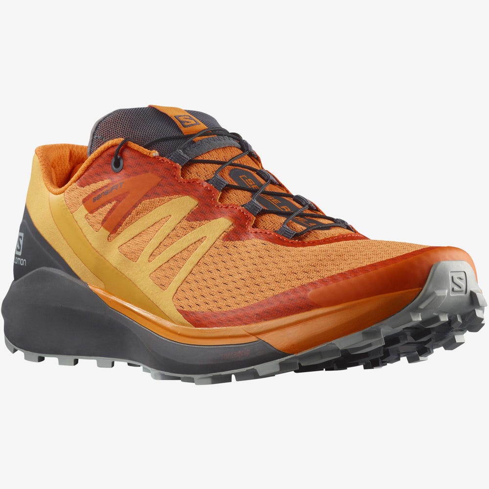 Salomon SENSE RIDE 4 Terepfutó Cipő Férfi Narancssárga | HU348062