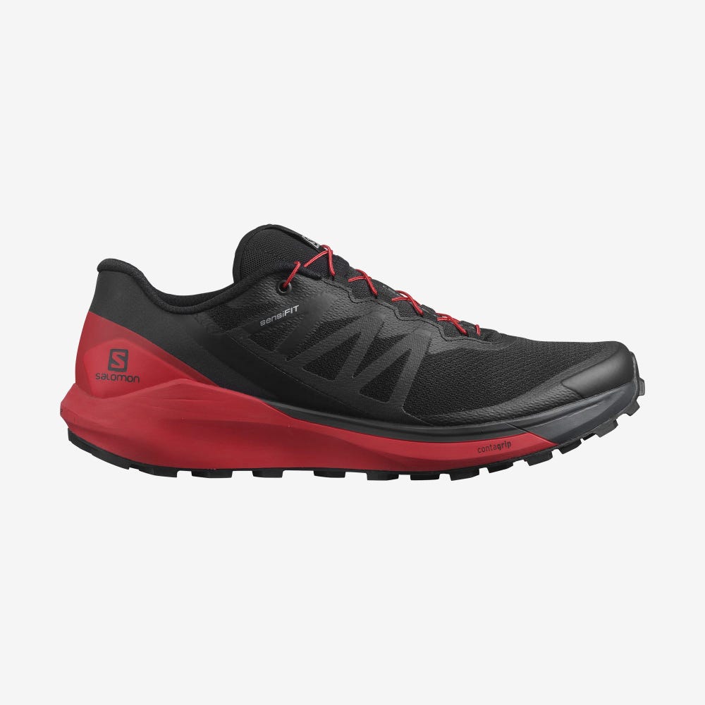 Salomon SENSE RIDE 4 Terepfutó Cipő Férfi Fekete | HU736290