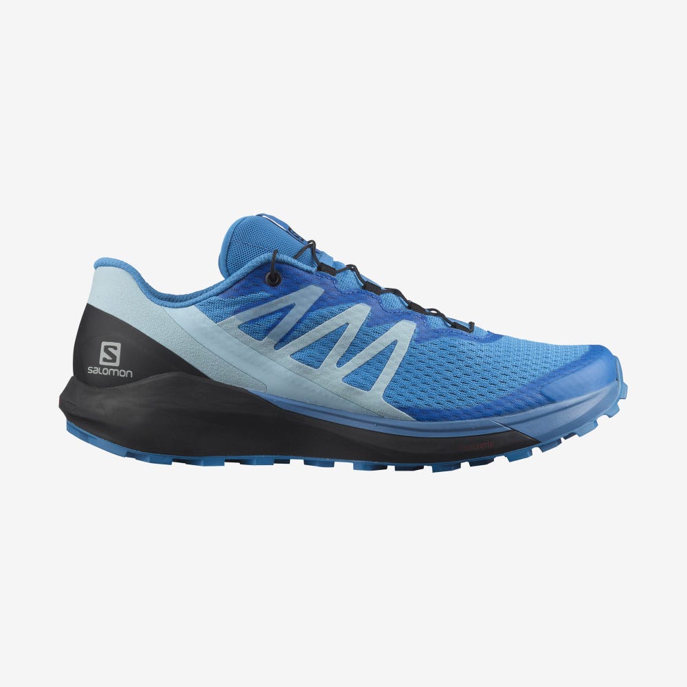 Salomon SENSE RIDE 4 Terepfutó Cipő Férfi Kék/Fekete/Kék | HU742013