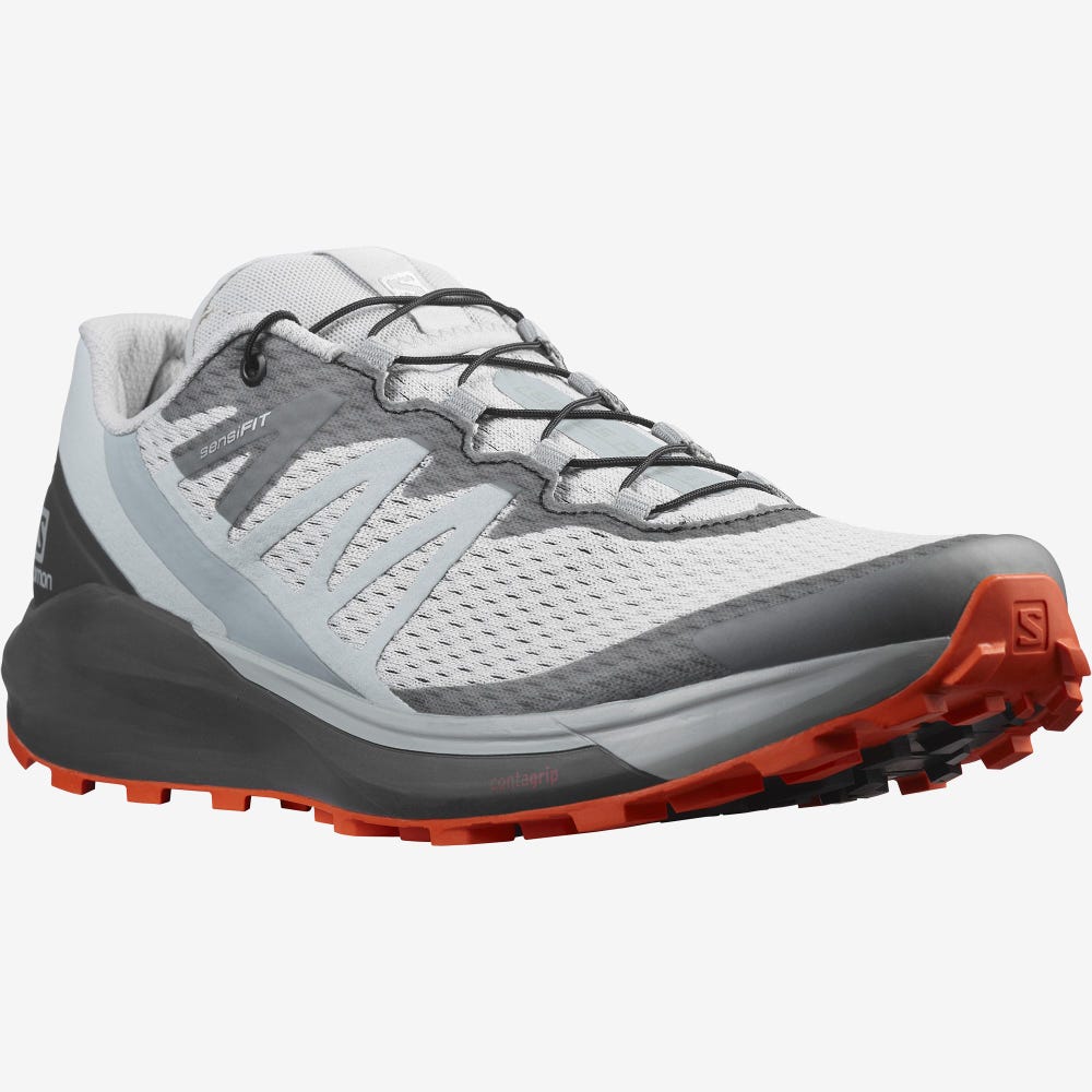 Salomon SENSE RIDE 4 Terepfutó Cipő Férfi Kék/Piros Narancssárga | HU983762