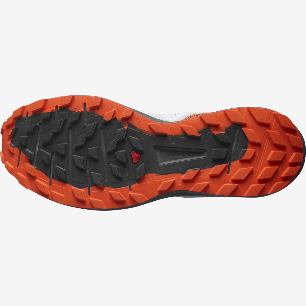 Salomon SENSE RIDE 4 Terepfutó Cipő Férfi Kék/Piros Narancssárga | HU983762