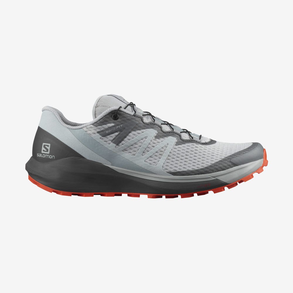 Salomon SENSE RIDE 4 Terepfutó Cipő Férfi Kék/Piros Narancssárga | HU983762