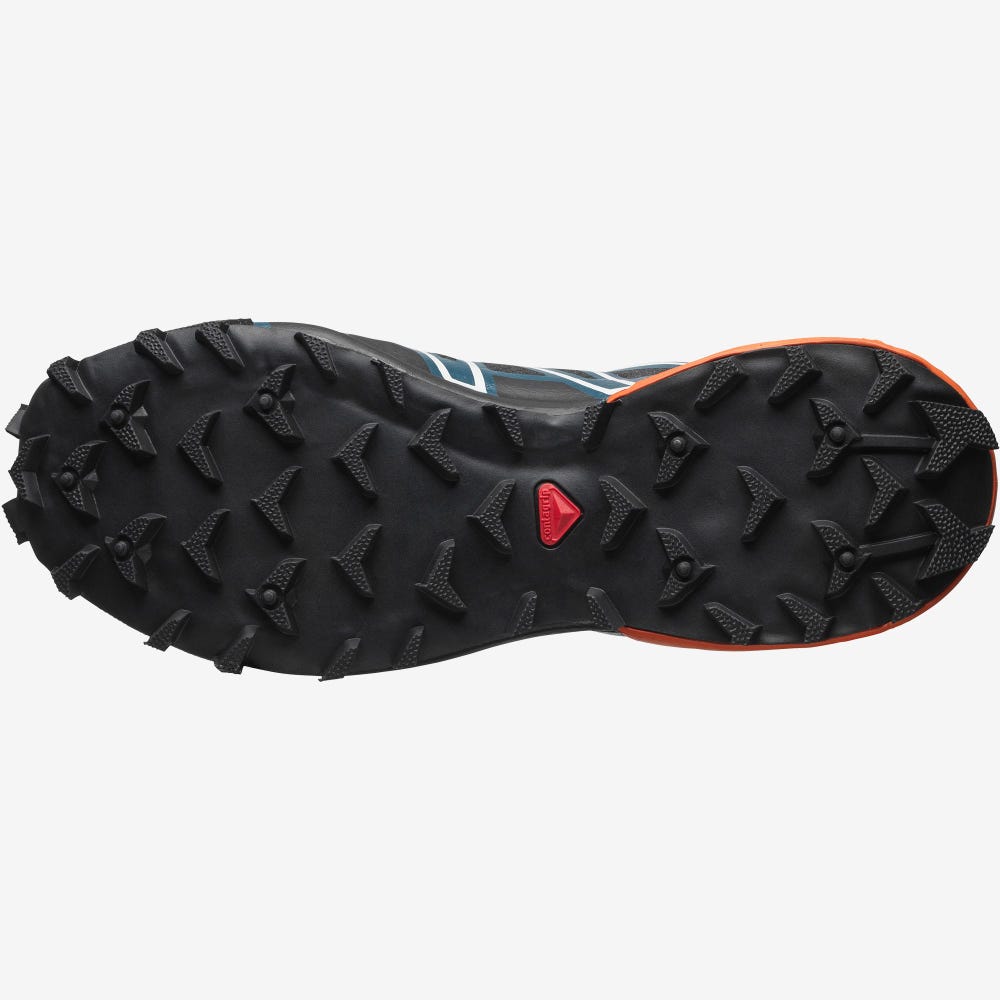 Salomon SNOWCROSS ADVANCED Sportcipő Női Fekete/Kék/Piros Narancssárga | HU985124