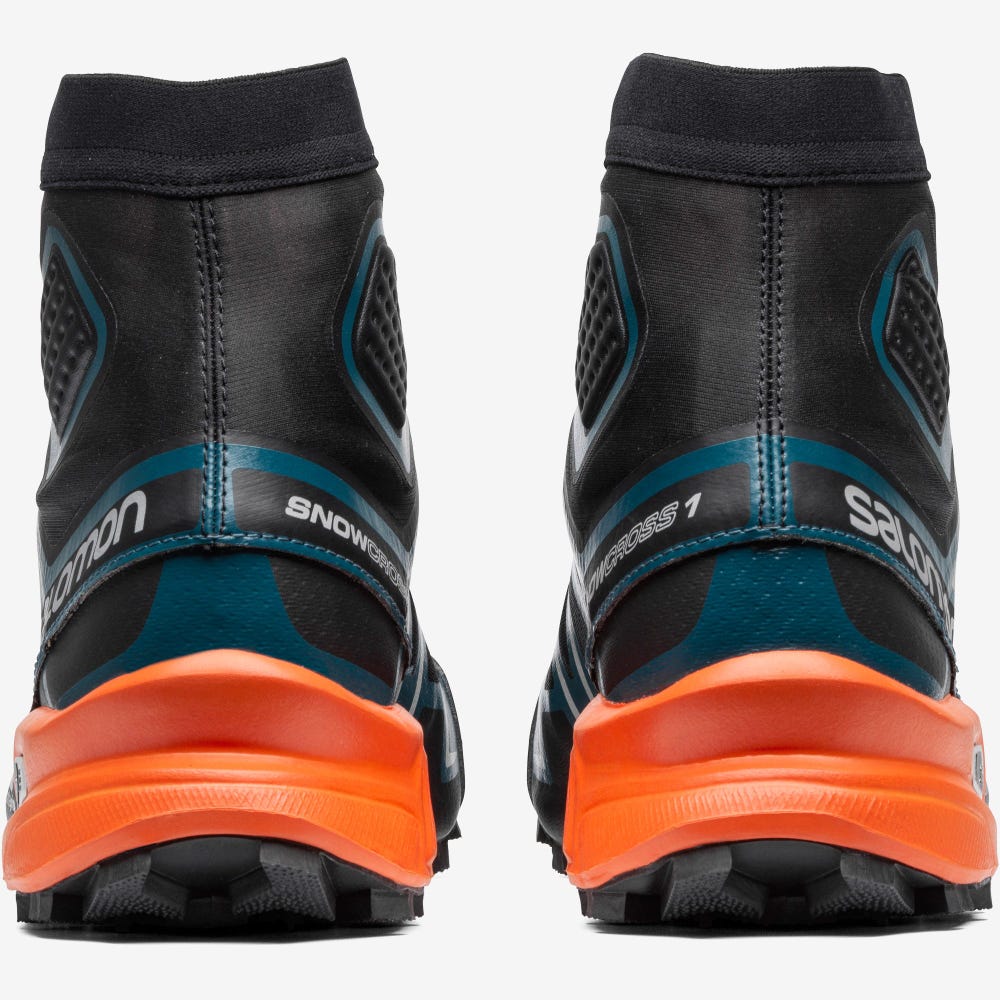 Salomon SNOWCROSS ADVANCED Sportcipő Női Fekete/Kék/Piros Narancssárga | HU985124