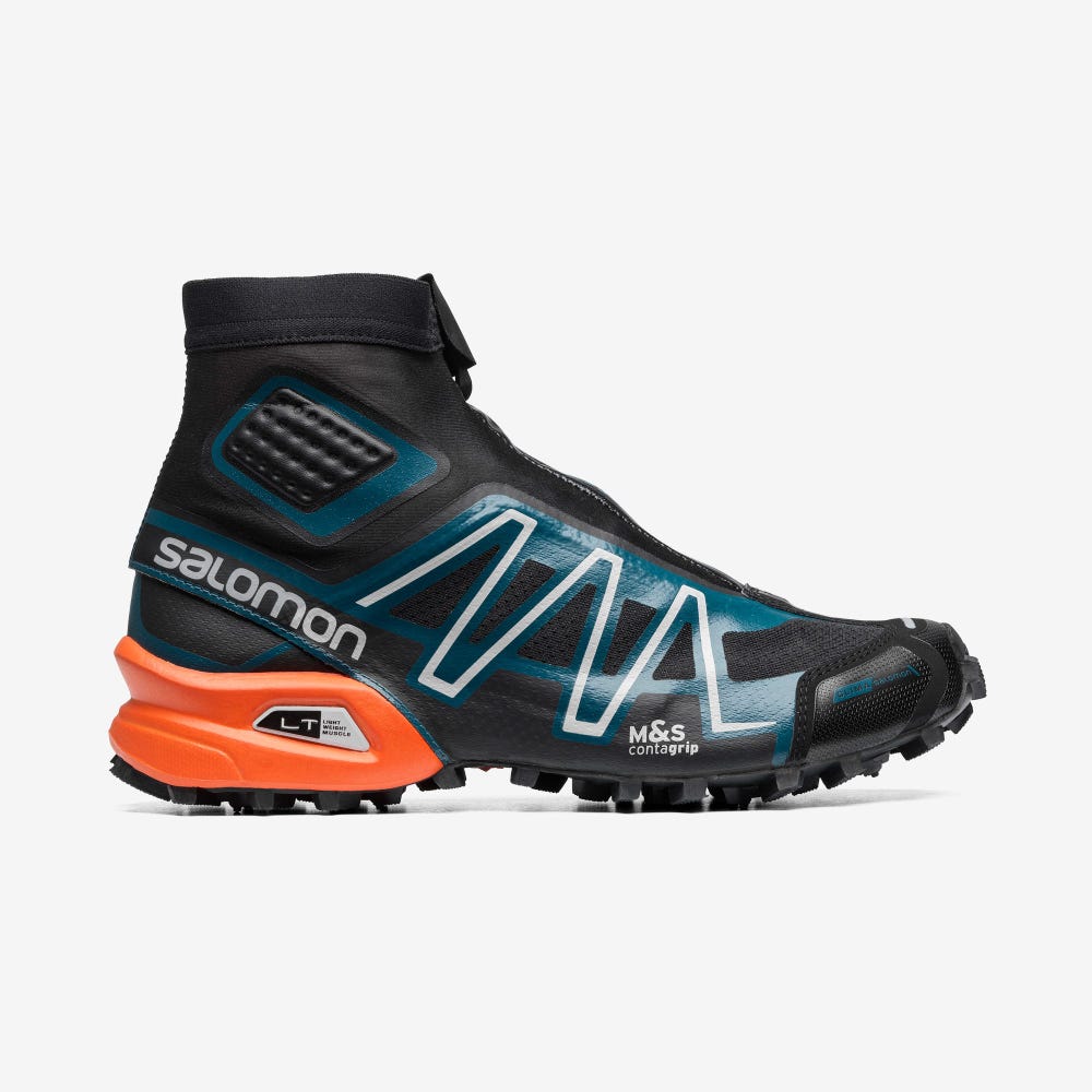 Salomon SNOWCROSS ADVANCED Sportcipő Női Fekete/Kék/Piros Narancssárga | HU985124