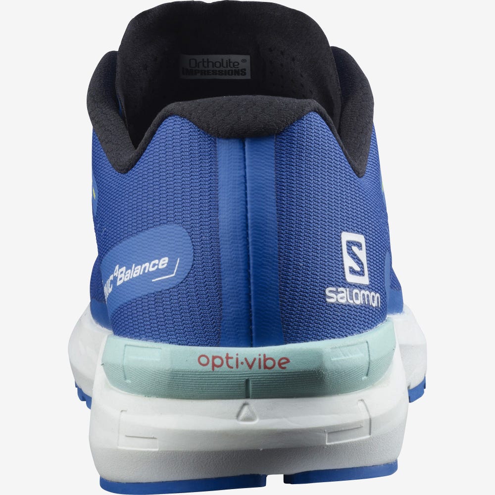 Salomon SONIC 4 Balance Futócipő Férfi Kék/Fehér | HU190423