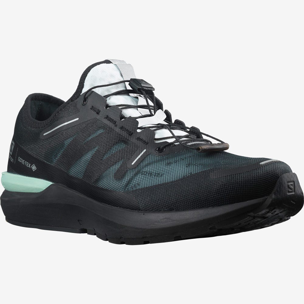 Salomon SONIC 4 GORE-TEX Futócipő Férfi Fekete/Fehér/Fekete | HU608235