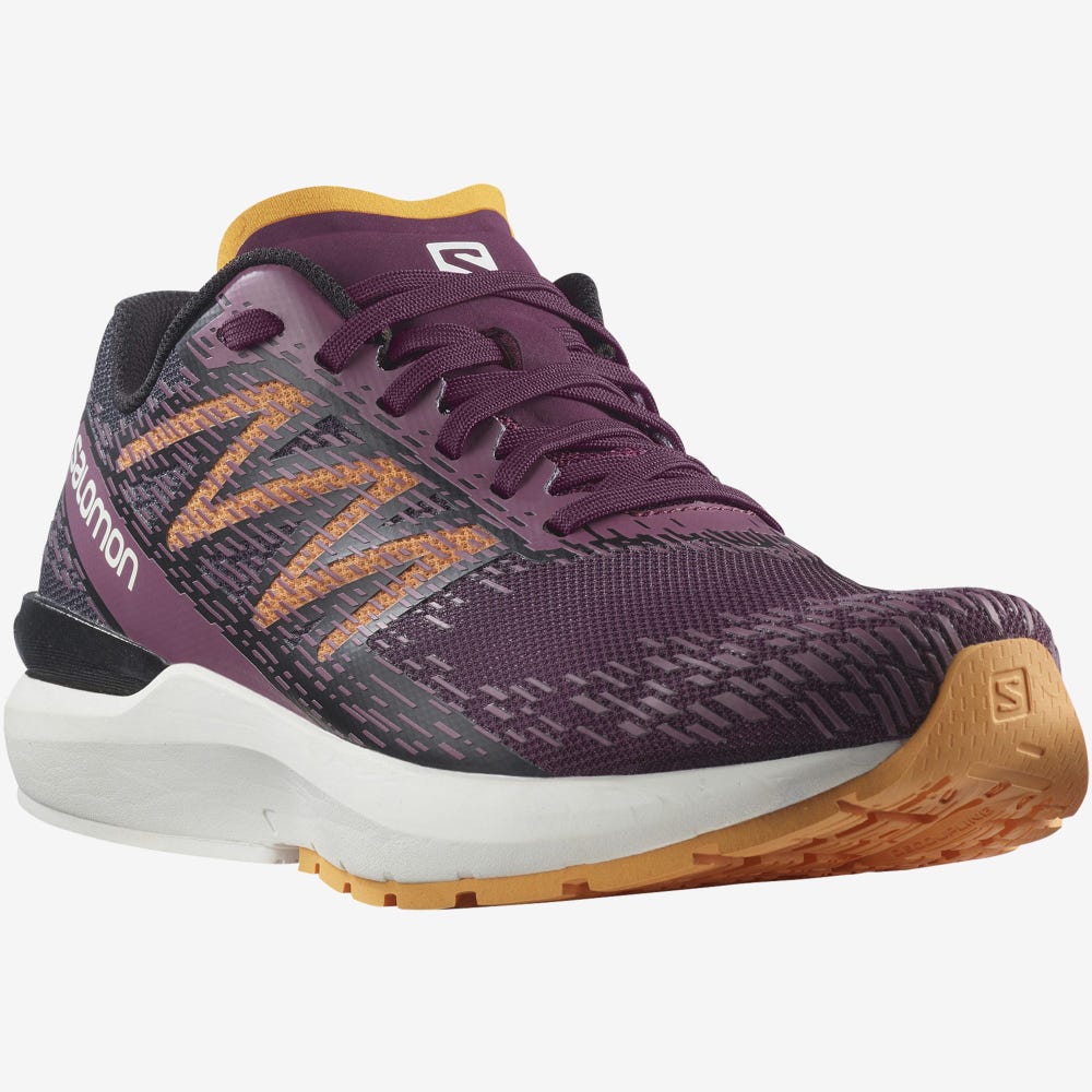 Salomon SONIC 5 BALANCE Futócipő Női Lila/Fekete/Narancssárga | HU065843